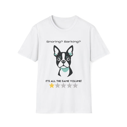 One Star Boston Terrier Review T-Shirt