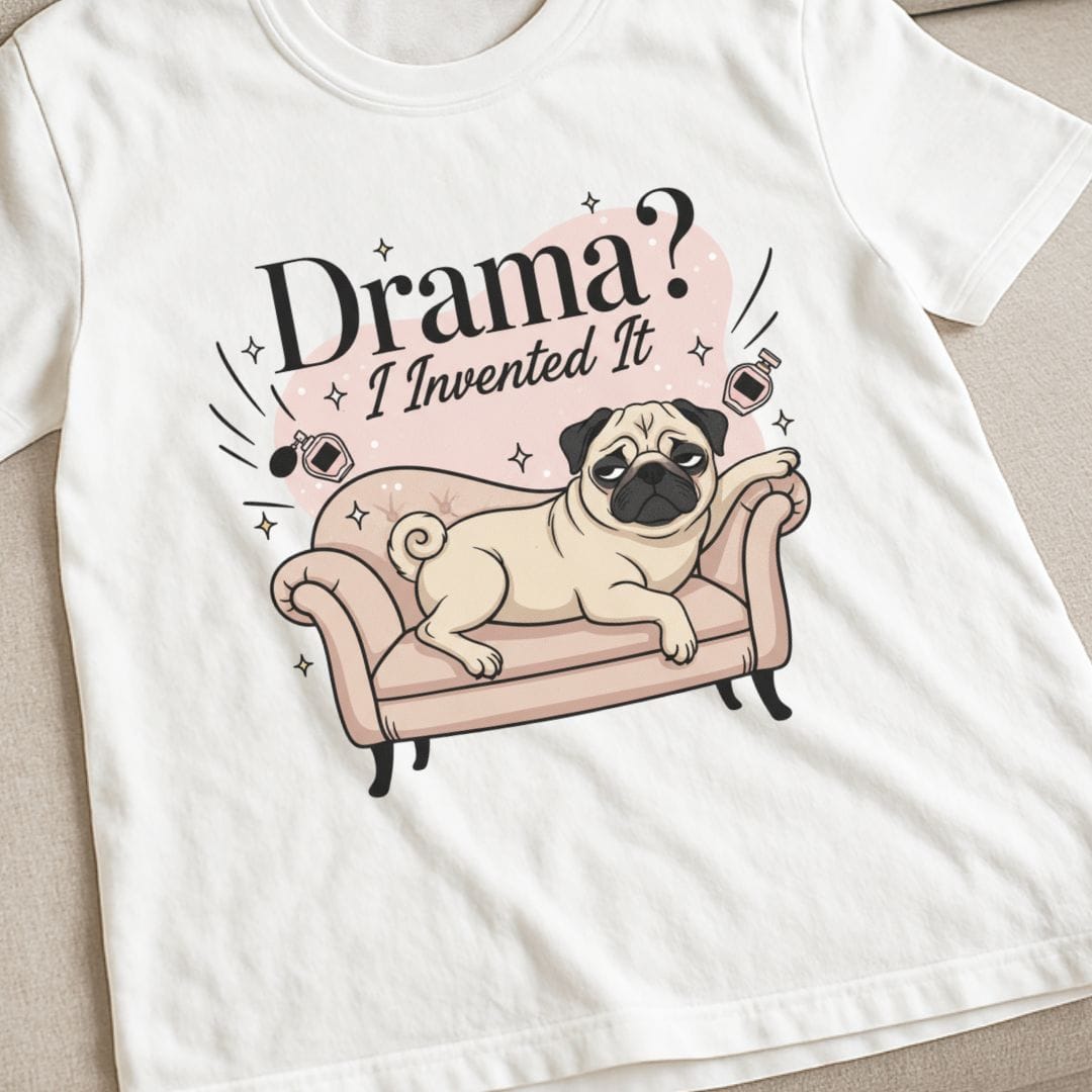 Pug Drama T-Shirt