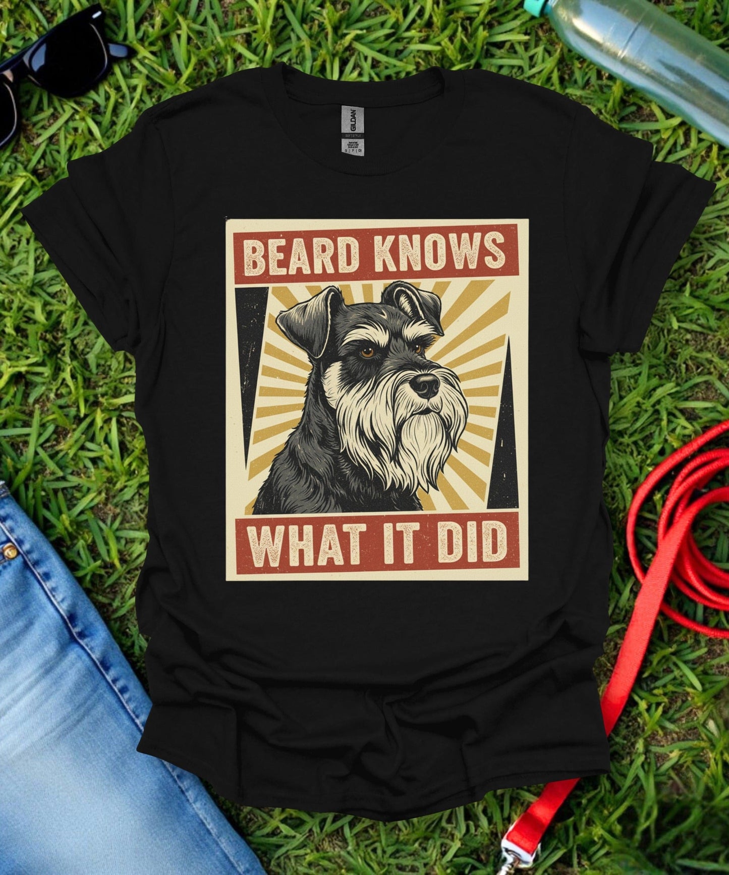 Schnauzer Beard Knows T-Shirt