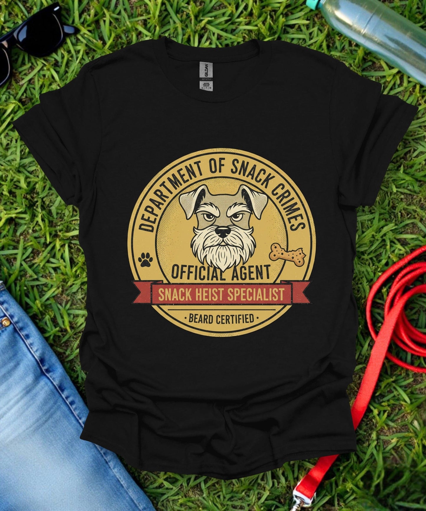 Schnauzer Snack Heist Specialist T-Shirt