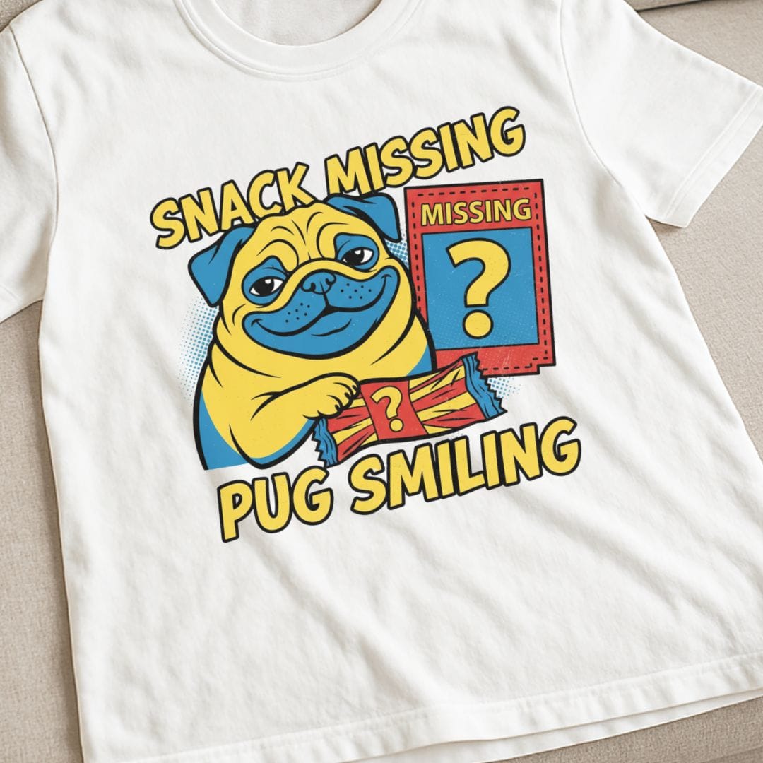 Pug Smiling T-Shirt
