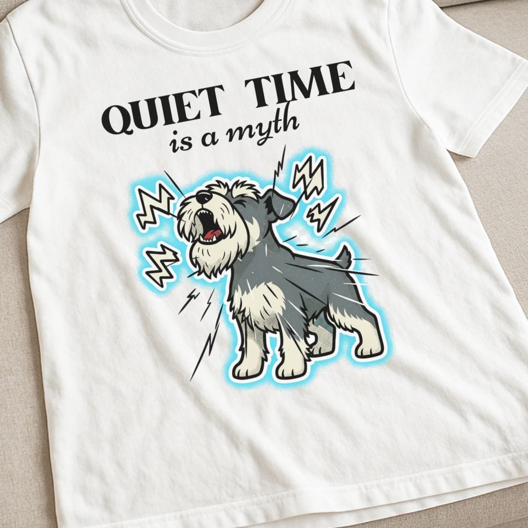 Schnauzer Quiet Time Myth T-Shirt