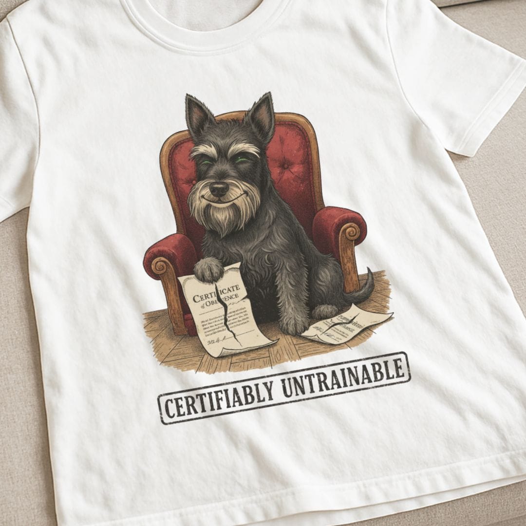 Certifiably Schnauzer T-Shirt