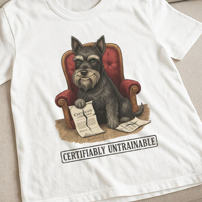 Certifiably Schnauzer T-Shirt