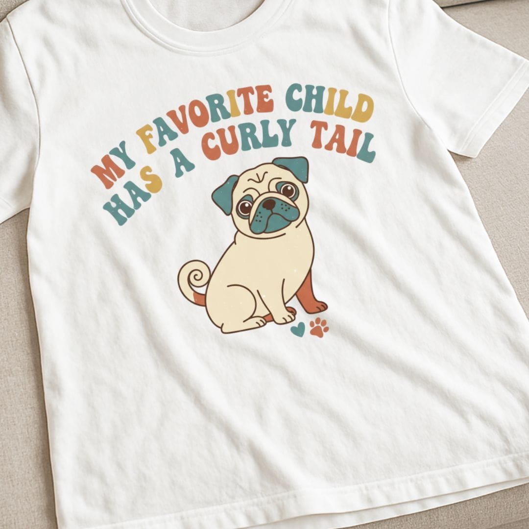 Pug Favorite Child T-Shirt