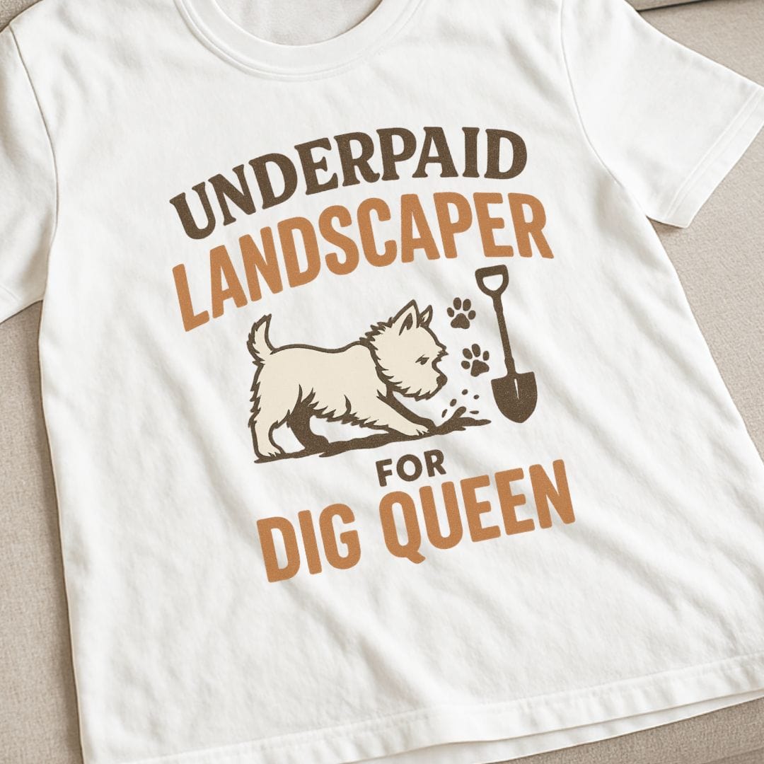 Westie Dig Queen T-Shirt