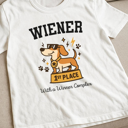 Wiener With a Winner T-Shirt