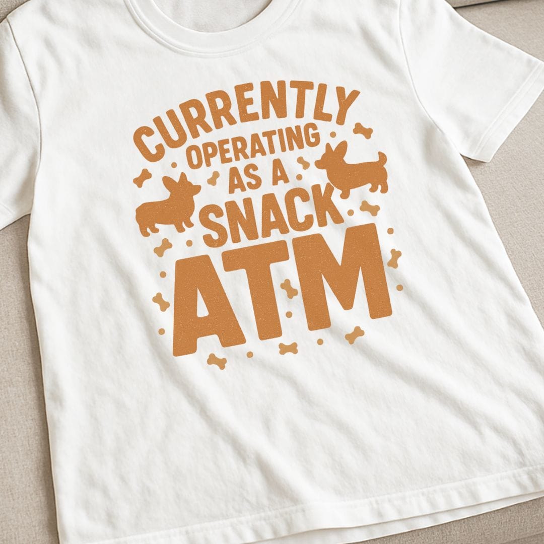 Corgi Snack ATM T-Shirt