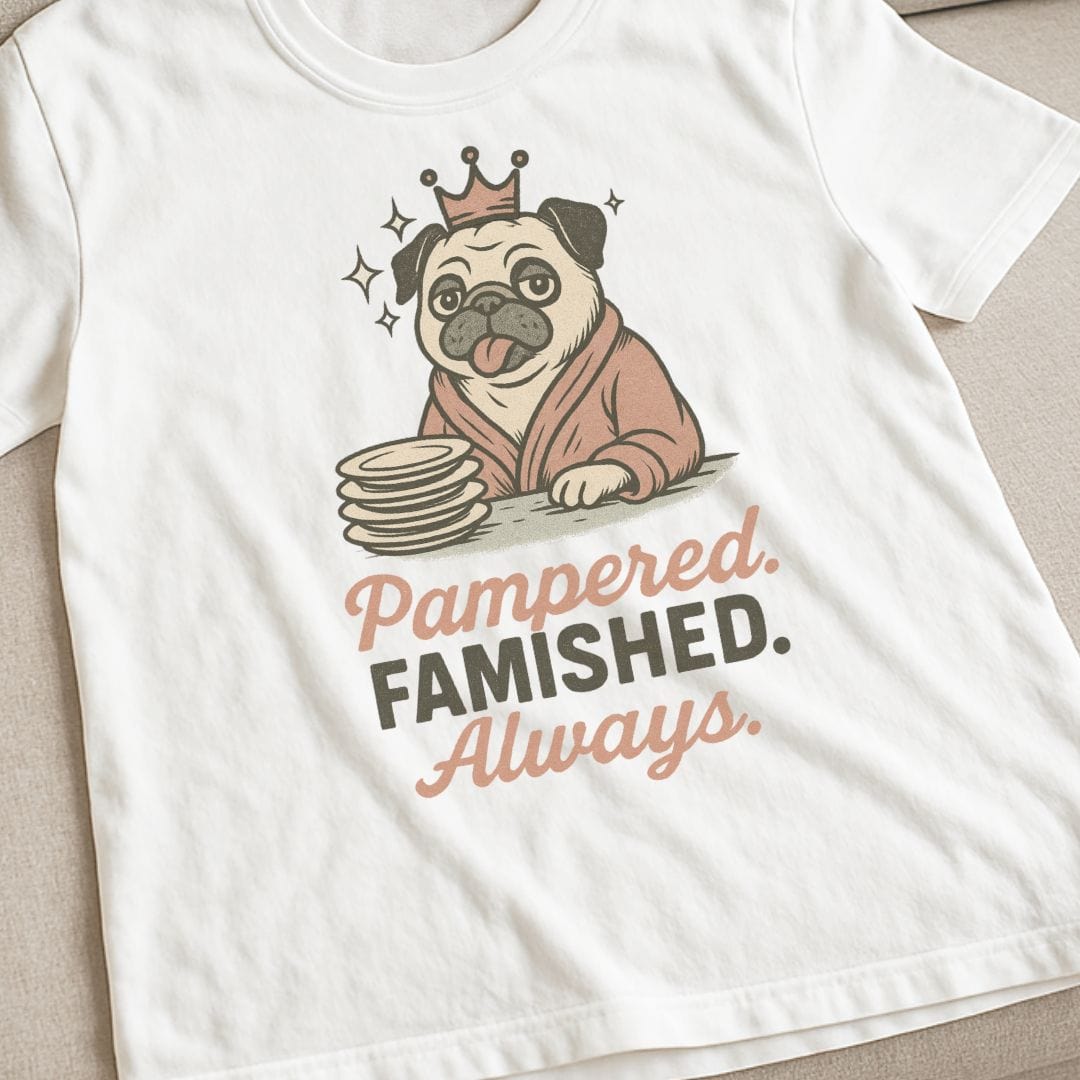 Pampered Pug T-Shirt