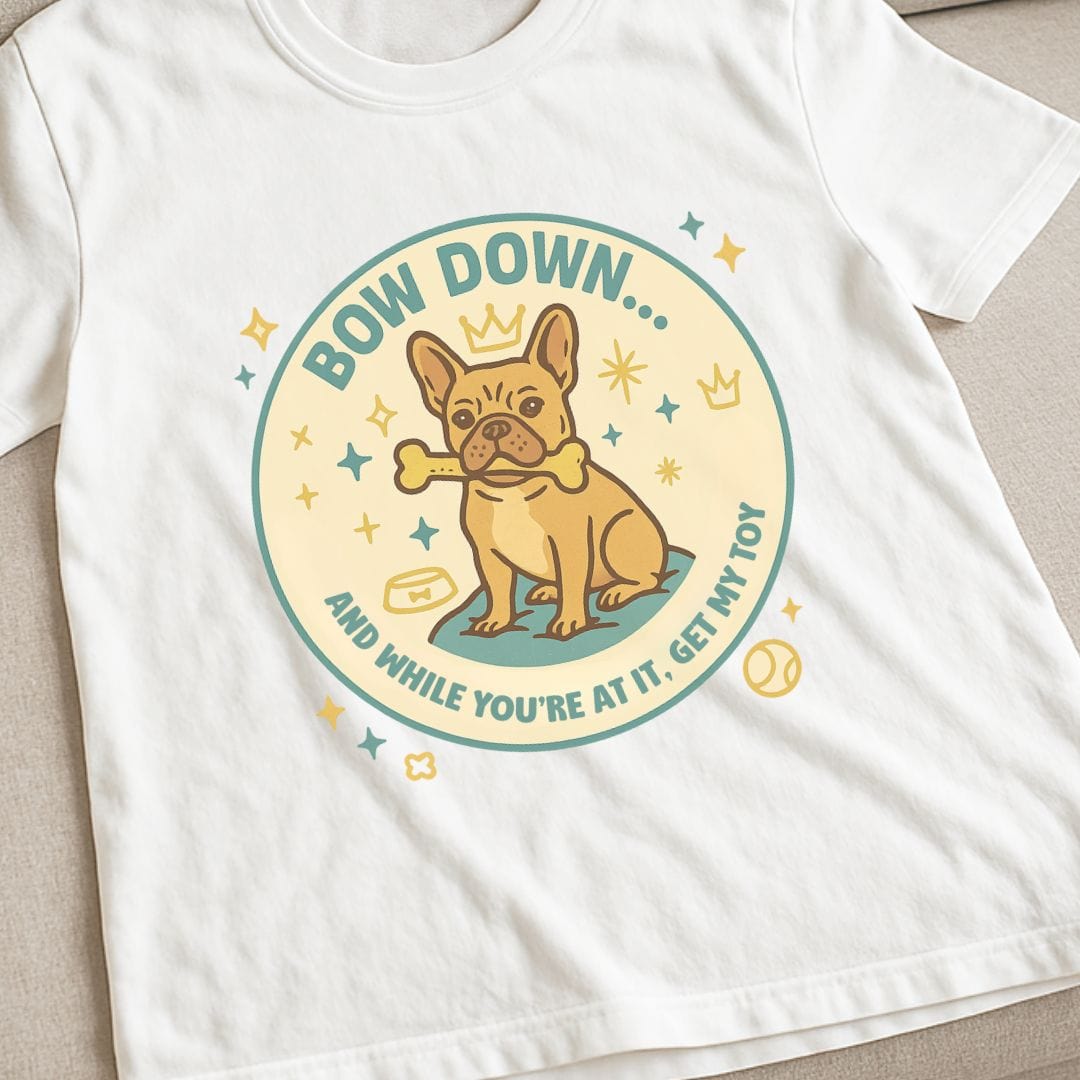 Frenchie Bow Down T-Shirt