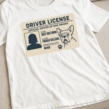 Frenchie License T-Shirt
