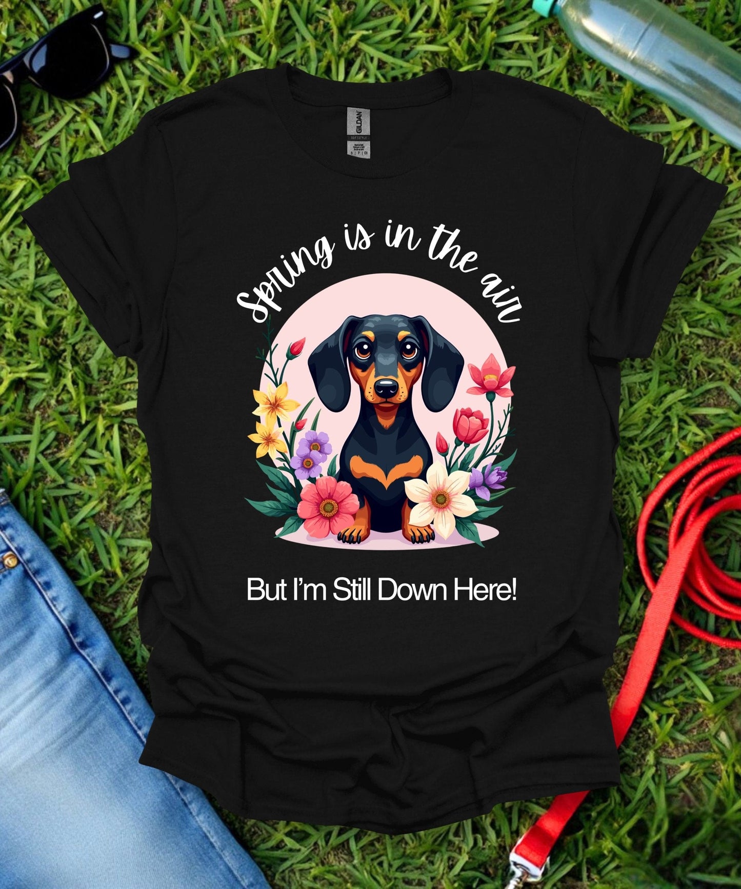 Dachshund (Short haired) Springtime T-Shirt