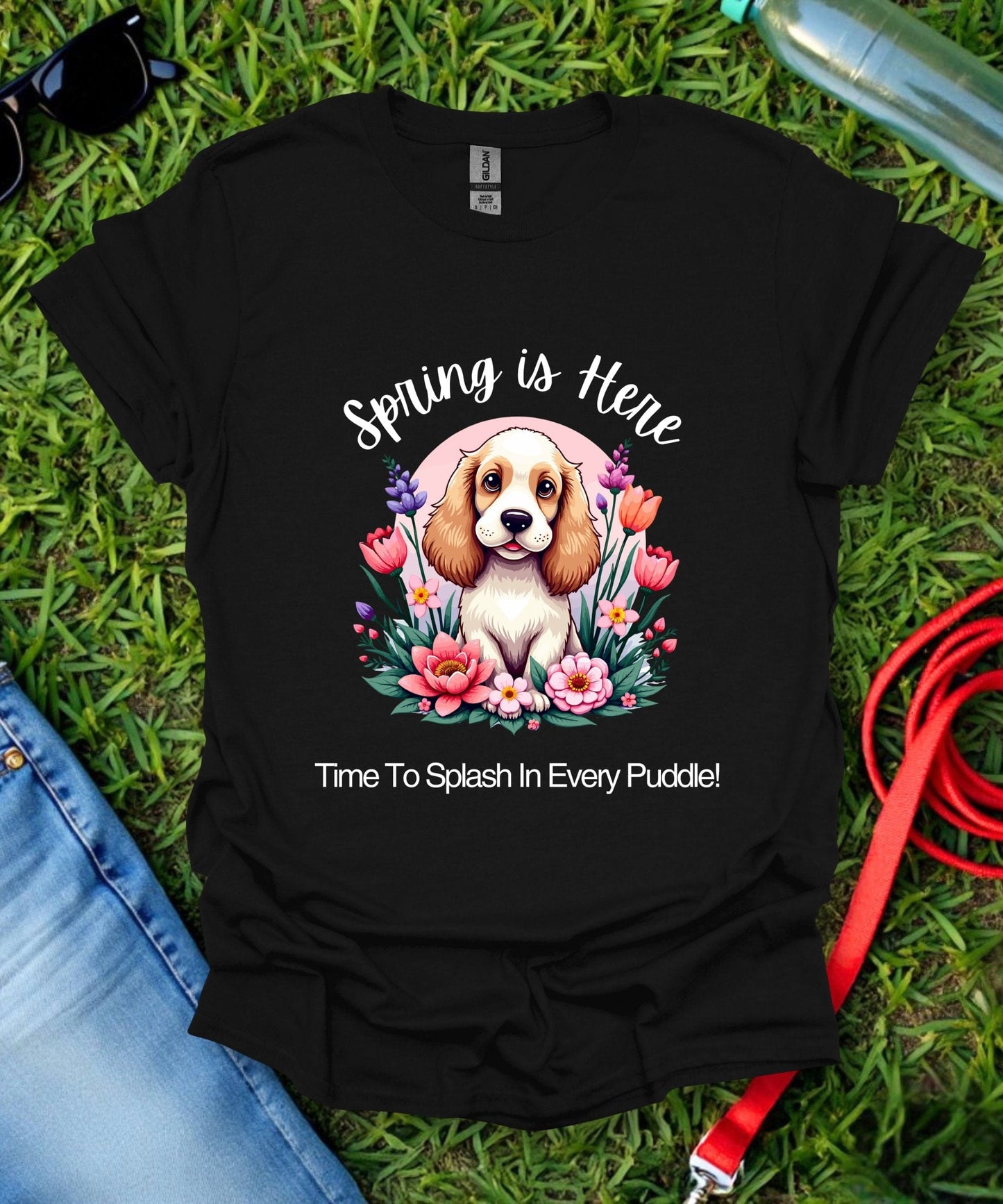 Spaniel Springtime T-Shirt
