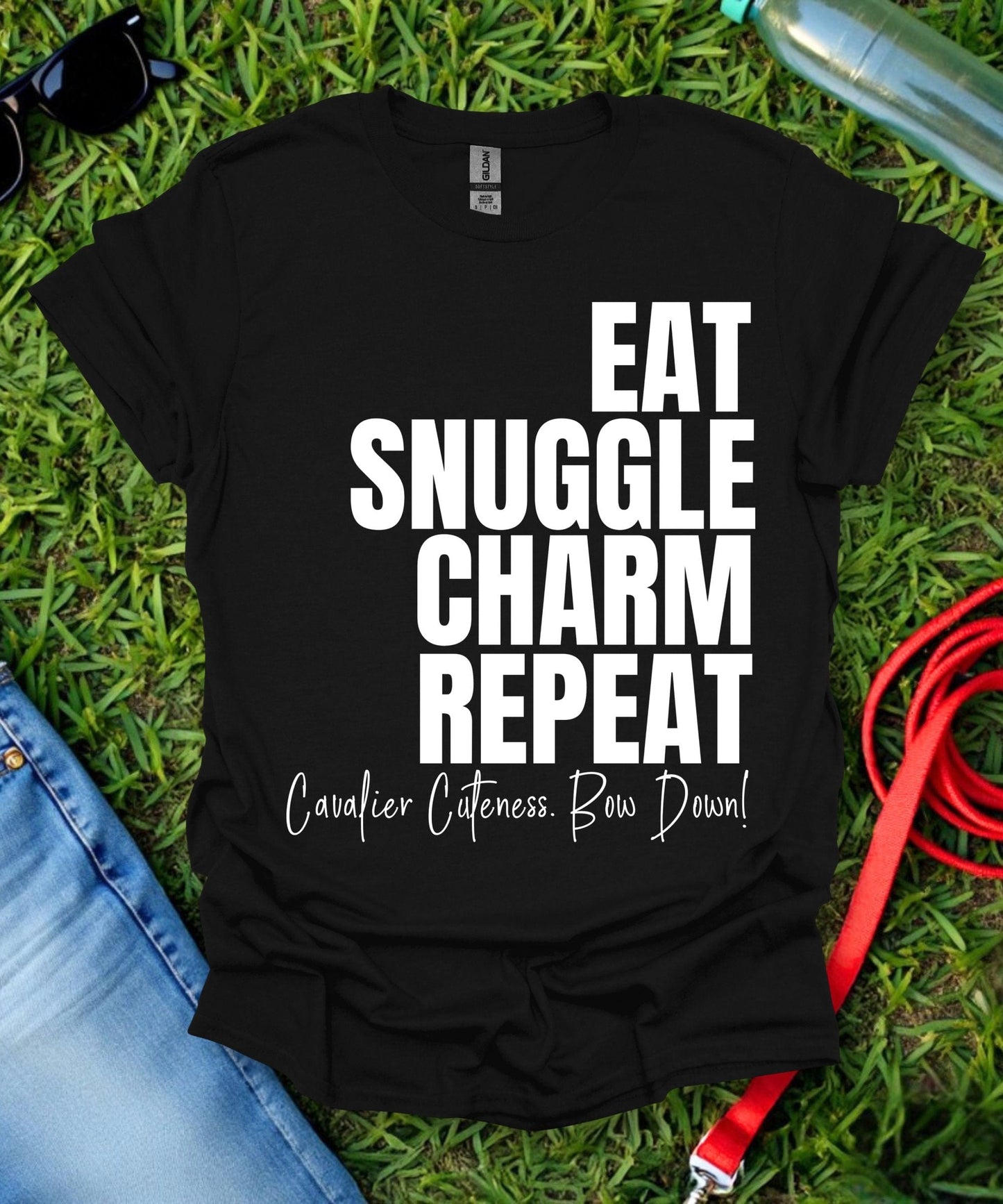 Eat Snuggle Charm Repeat Cavalier T-Shirt