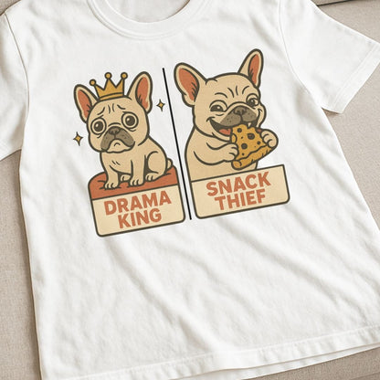 Frenchie Drama King T-Shirt