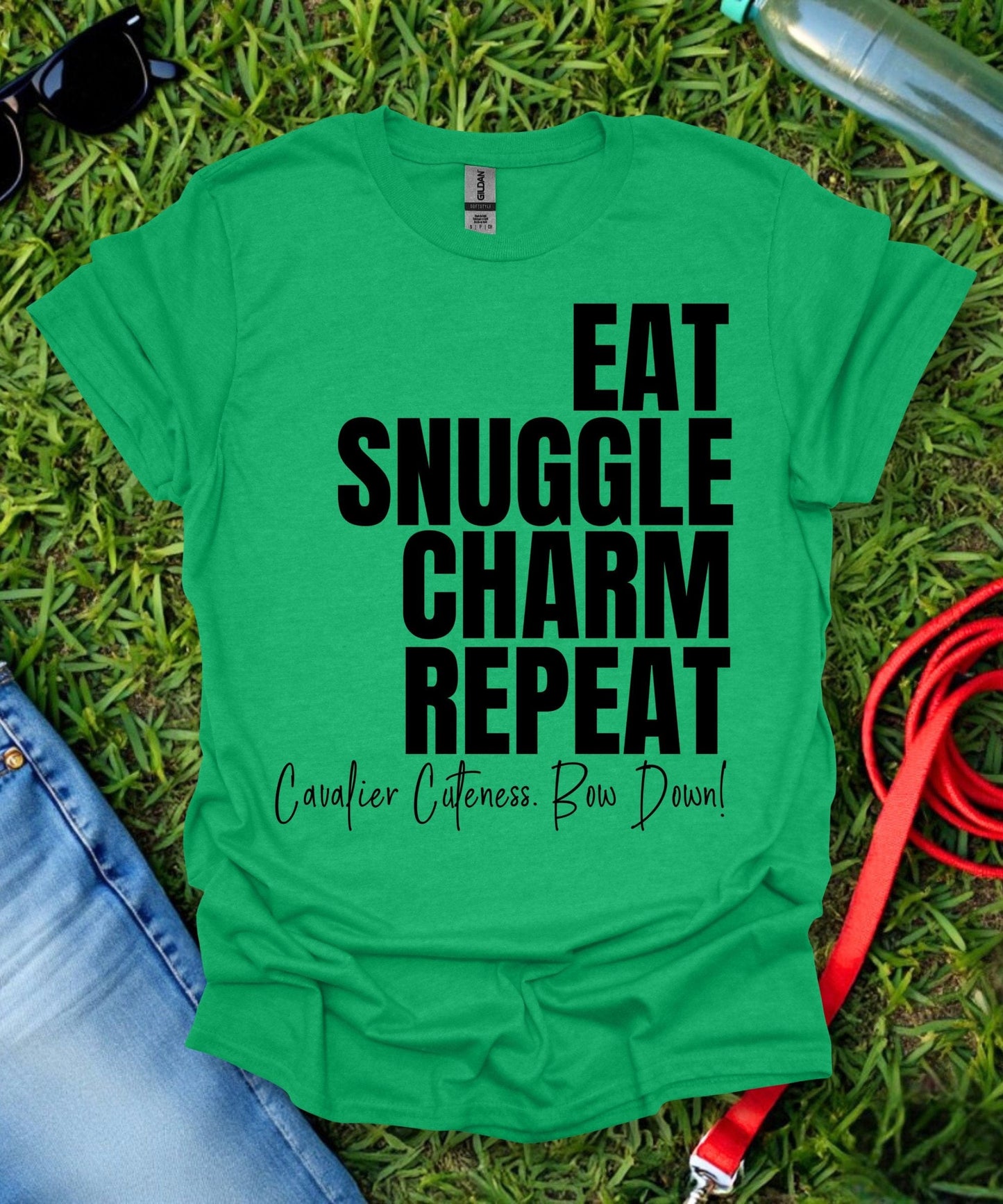 Eat Snuggle Charm Repeat Cavalier T-Shirt