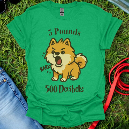 Pomeranian Decibels T-Shirt