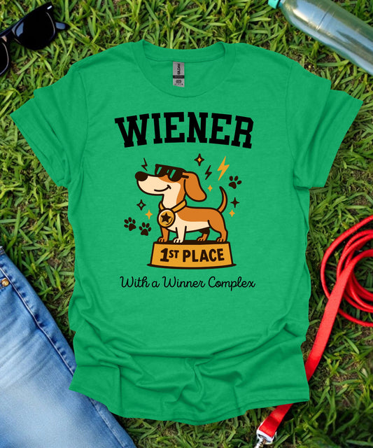Wiener With a Winner T-Shirt