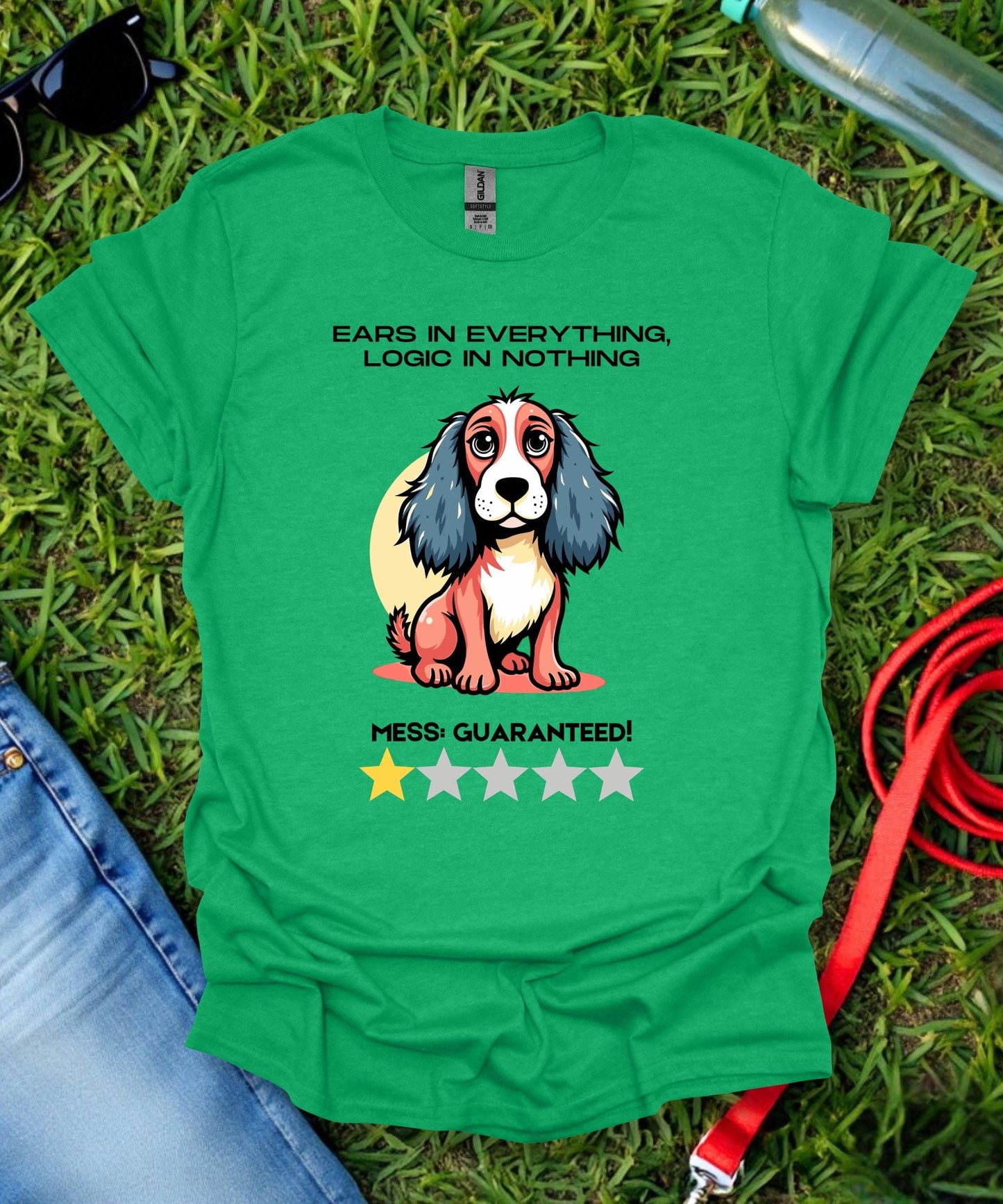 One Star Cocker Spaniel Review T-Shirt