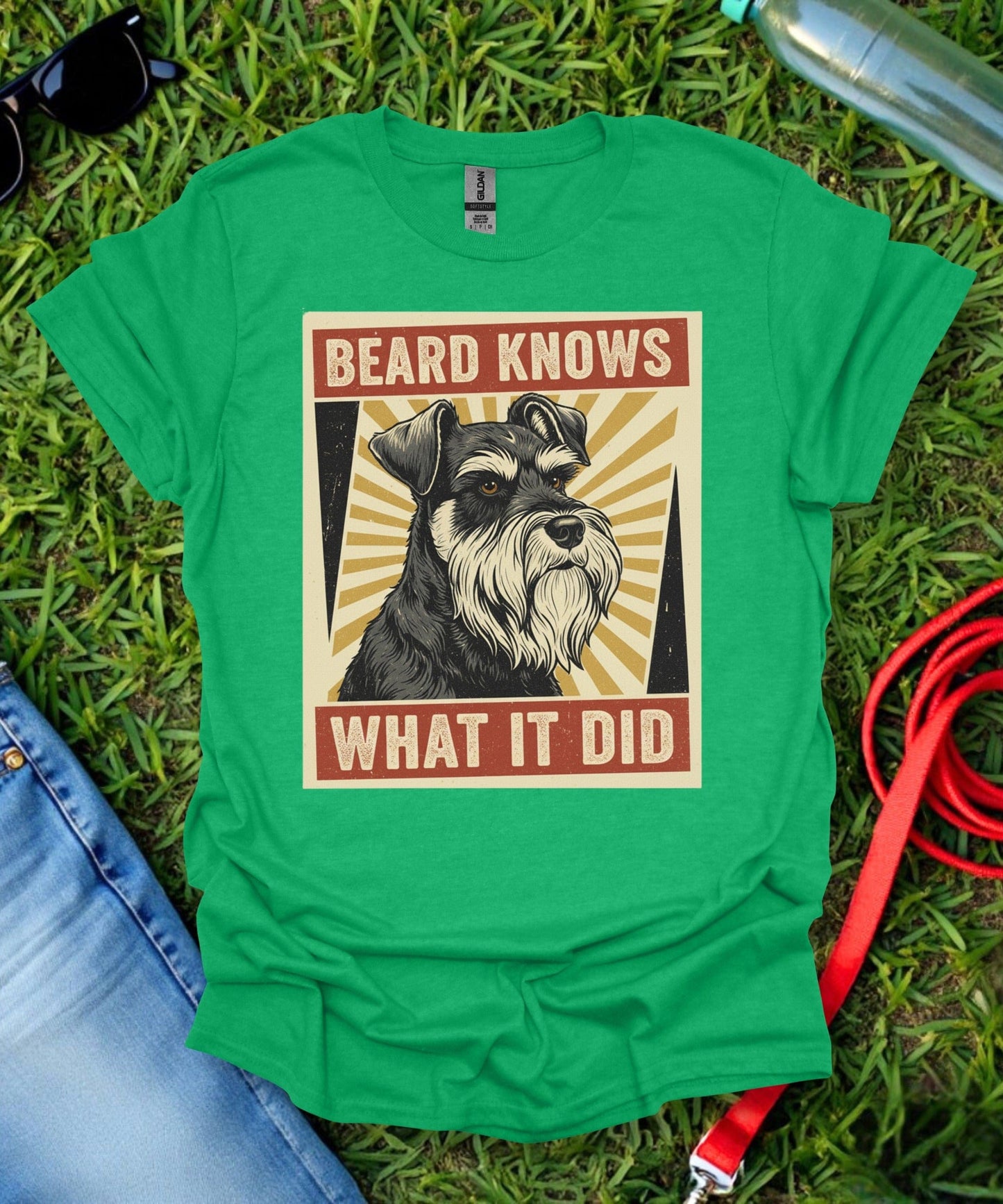 Schnauzer Beard Knows T-Shirt