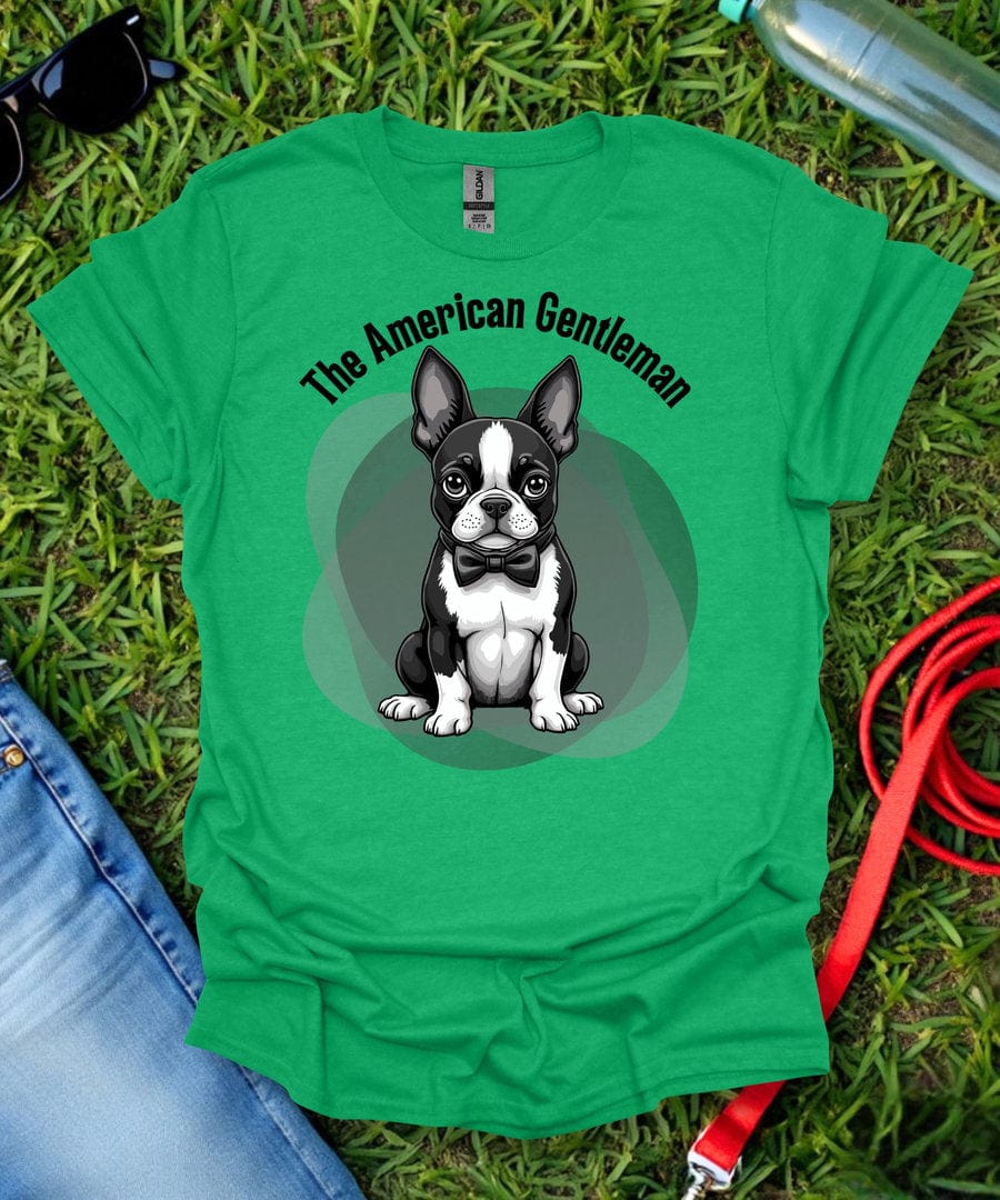 American Gentleman Boston Terrier T-Shirt