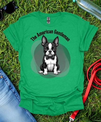 American Gentleman Boston Terrier T-Shirt