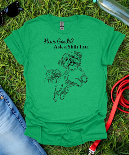 Hair Goals Shih Tzu T-Shirt