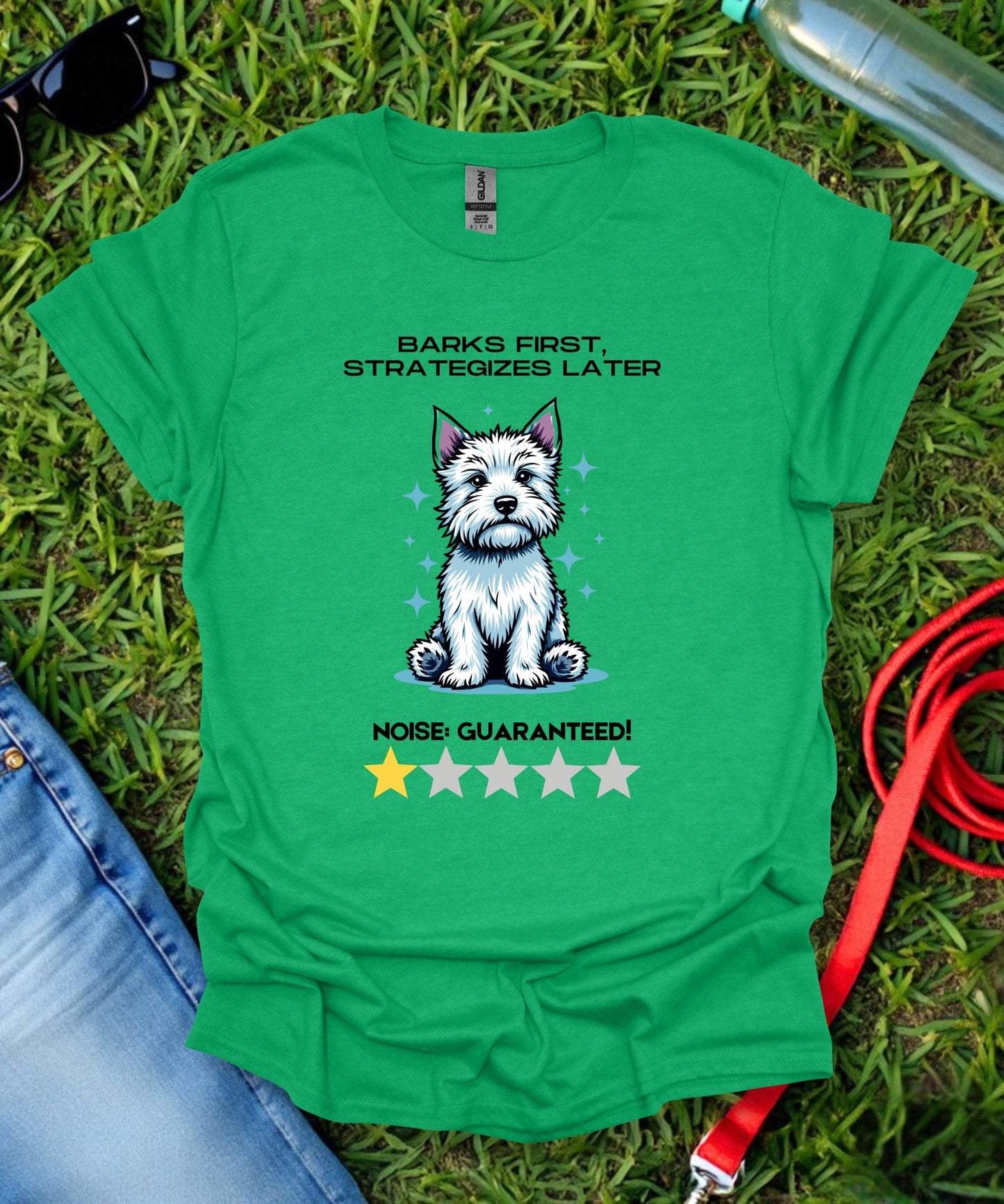 One Star Westie Review T-Shirt
