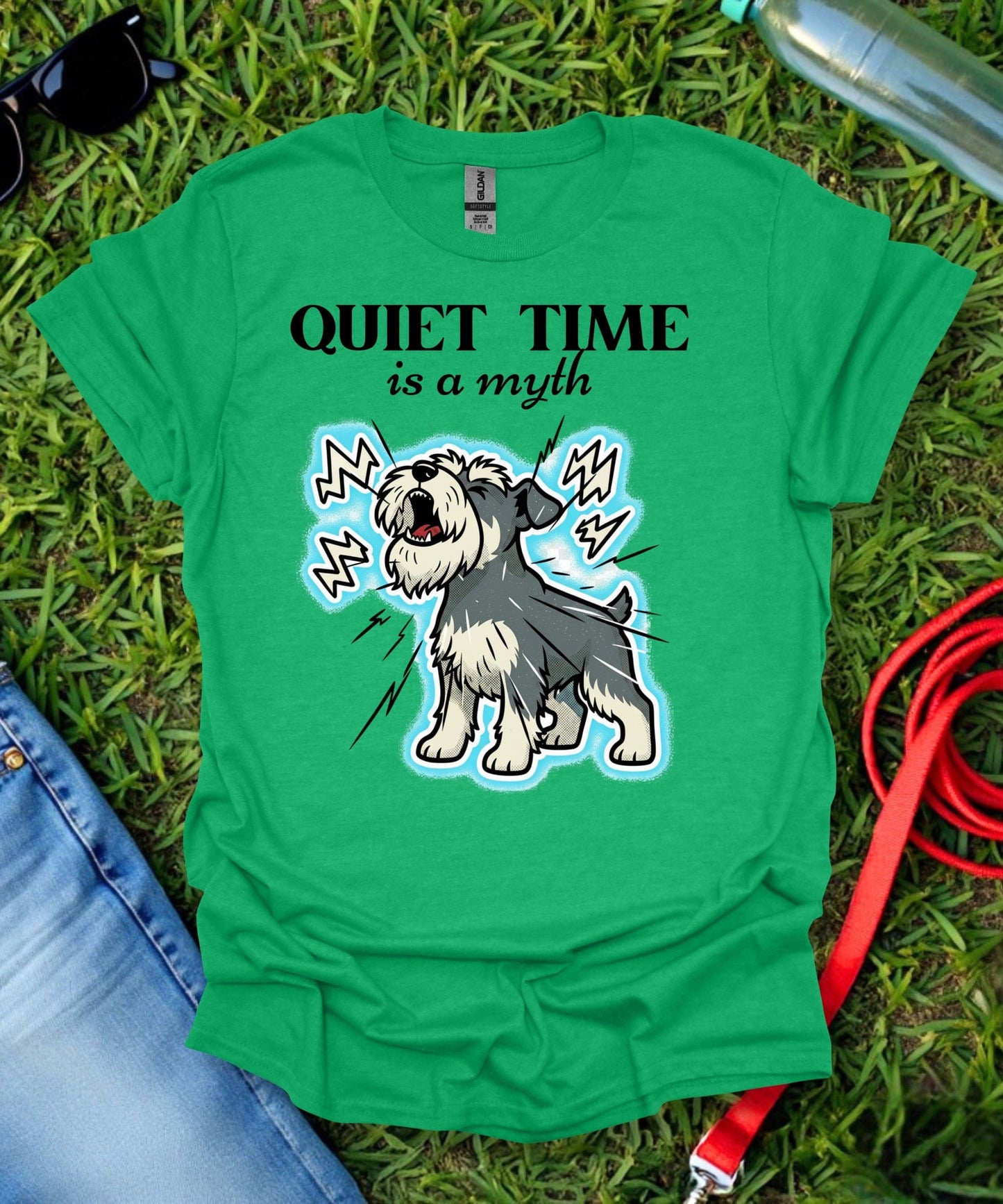 Schnauzer Quiet Time Myth T-Shirt