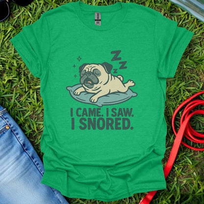 Pug Snores T-Shirt
