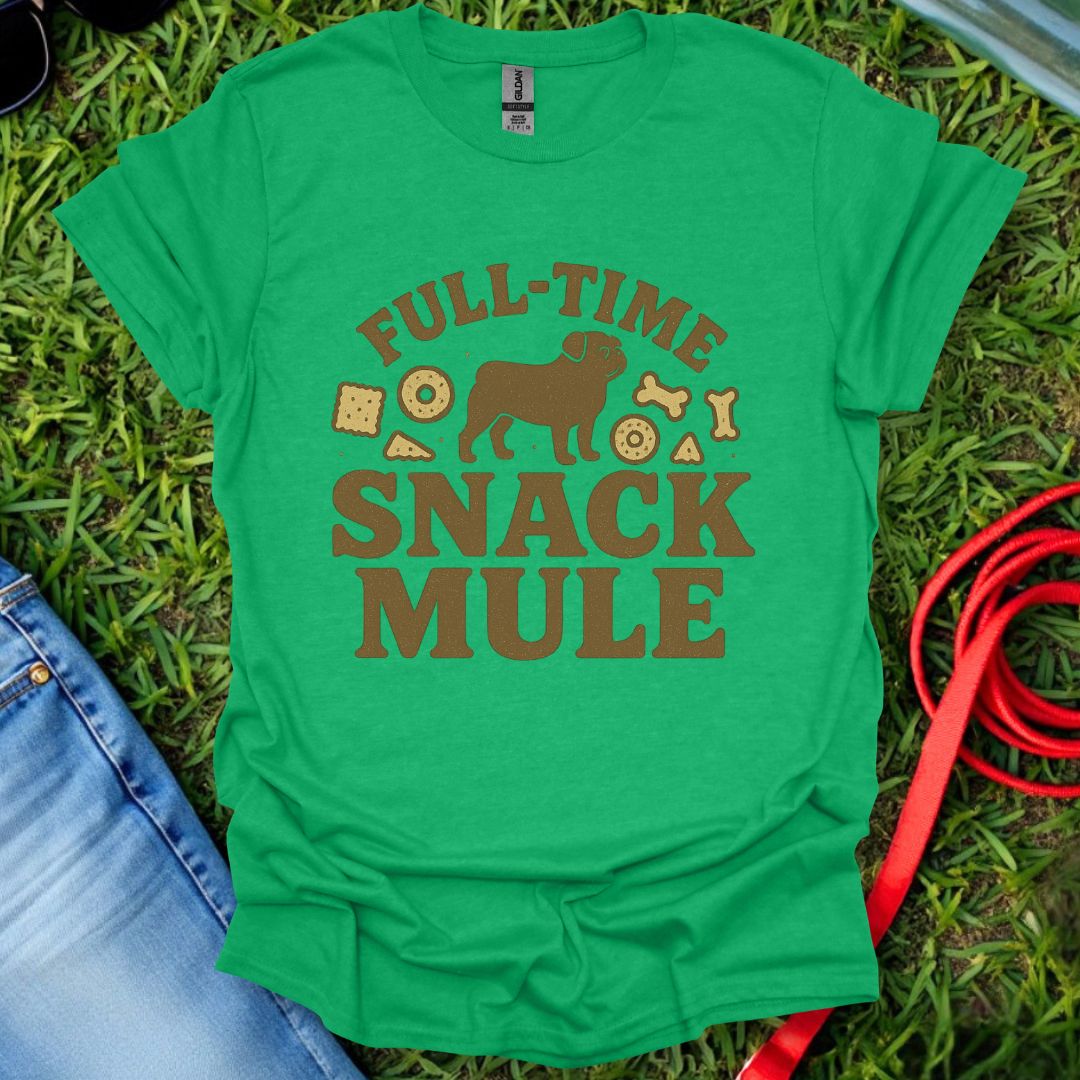 Pug Snack Mule T-Shirt