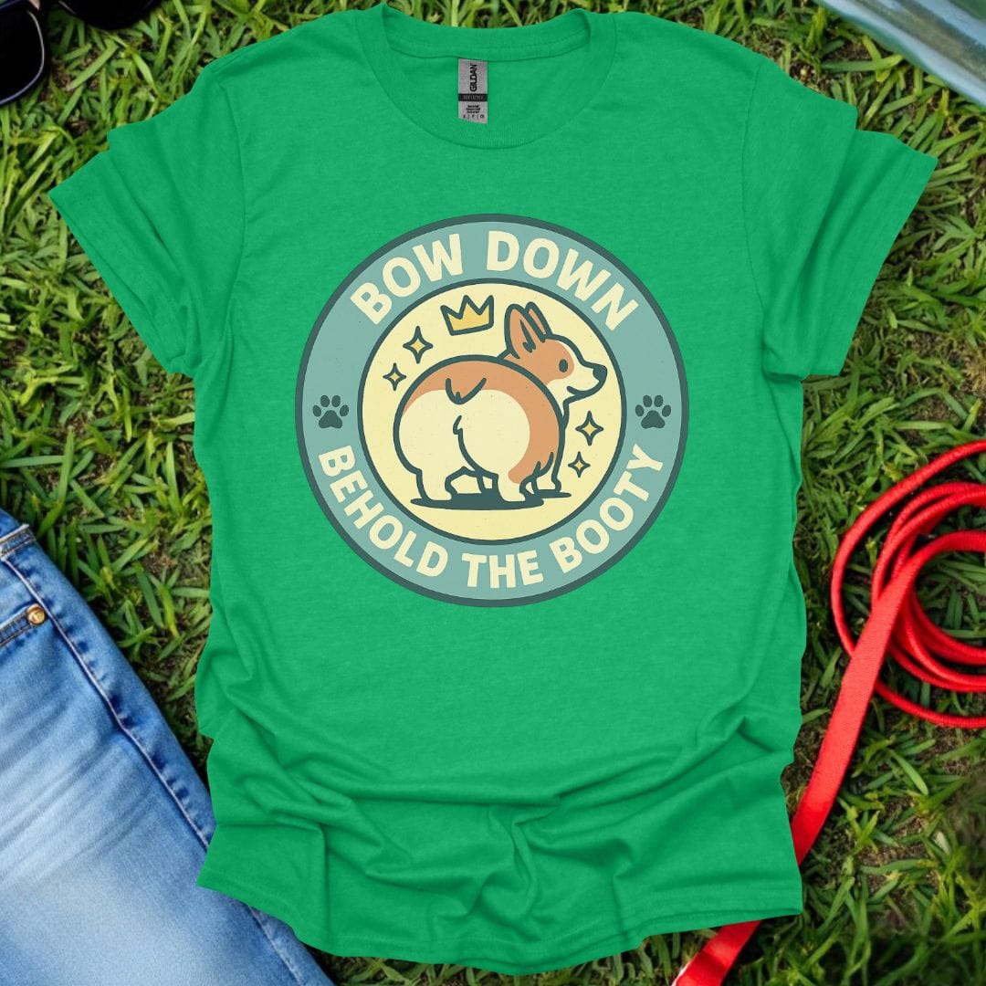 Corgi Bow Down T-Shirt