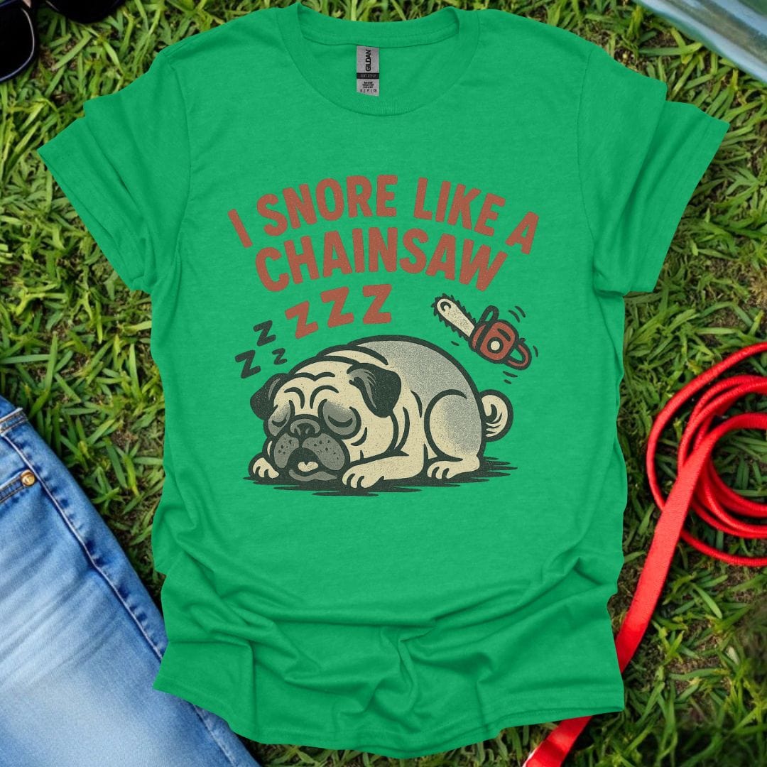 Pug Chainsaw T-Shirt