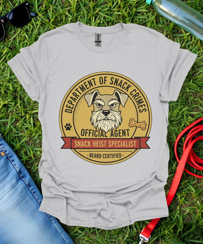 Schnauzer Snack Heist Specialist T-Shirt