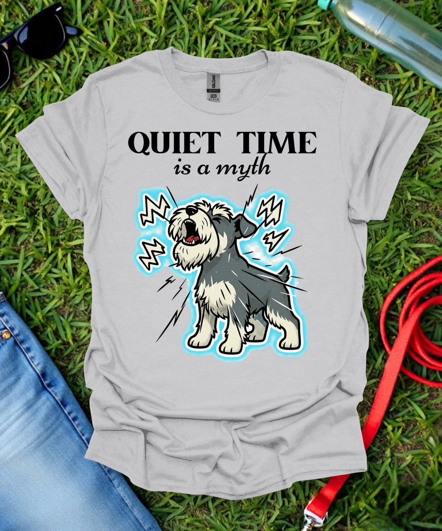 Schnauzer Quiet Time Myth T-Shirt