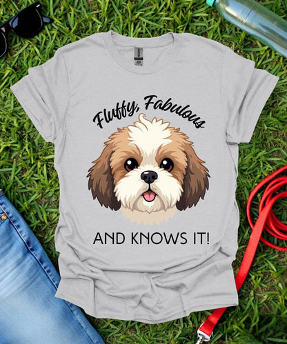 Fluffy Fabulous Shih Tzu T-Shirt