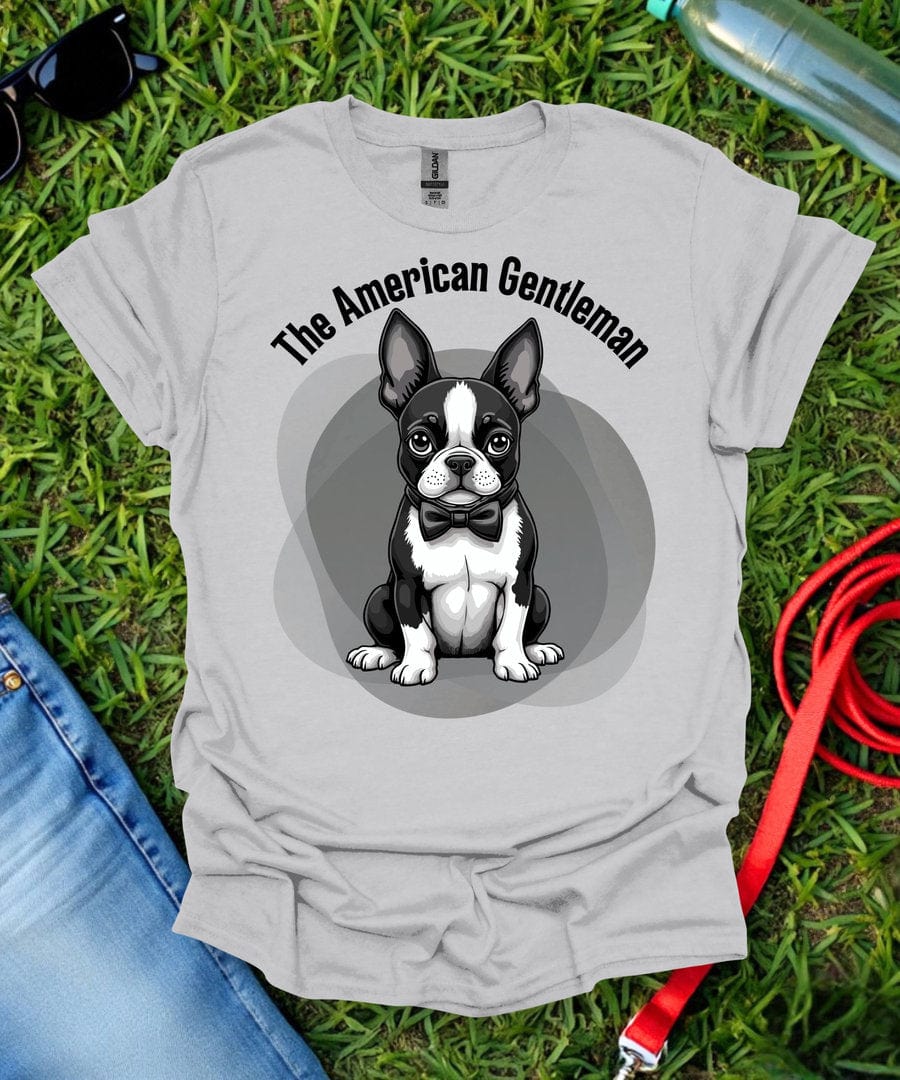 American Gentleman Boston Terrier T-Shirt