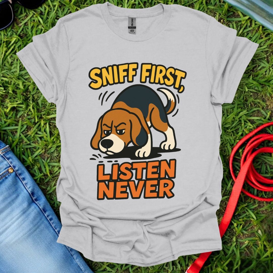 Sniff First Beagle T-Shirt