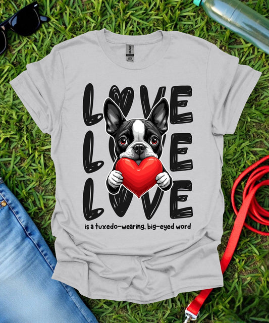 Boston Terrier Love T-Shirt