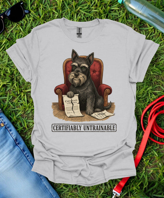 Certifiably Schnauzer T-Shirt