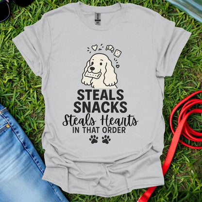 Cocker Steals Snacks T-Shirt