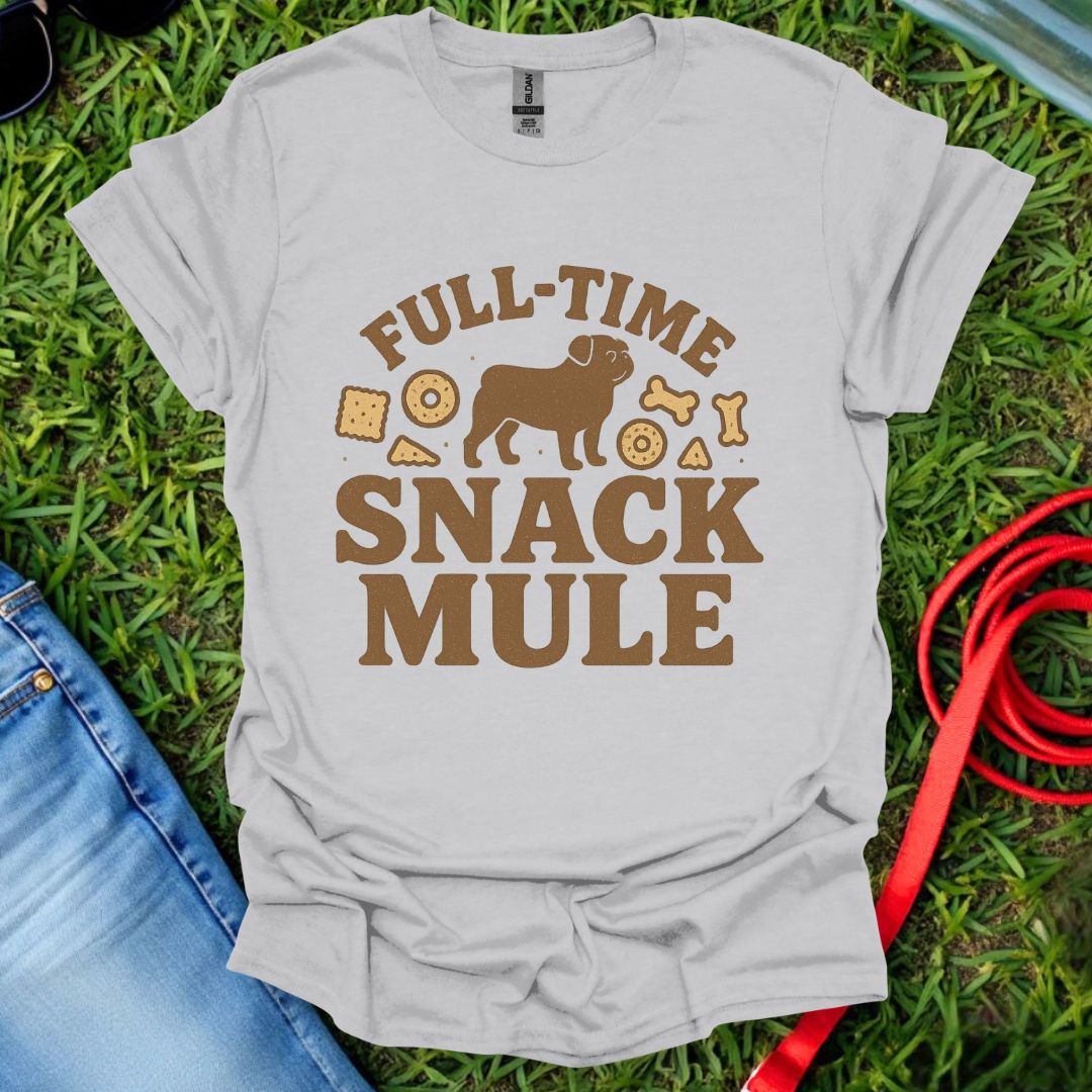 Pug Snack Mule T-Shirt