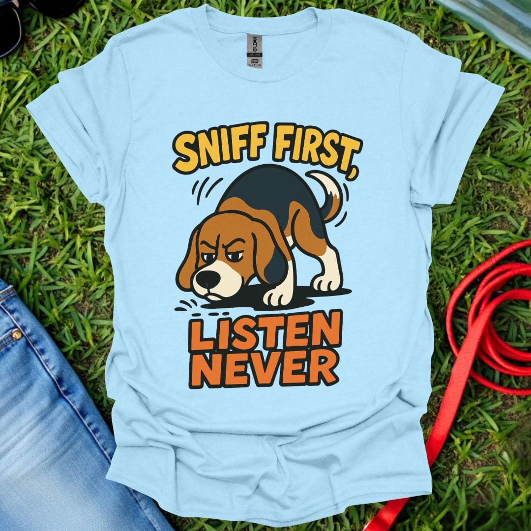 Sniff First Beagle T-Shirt