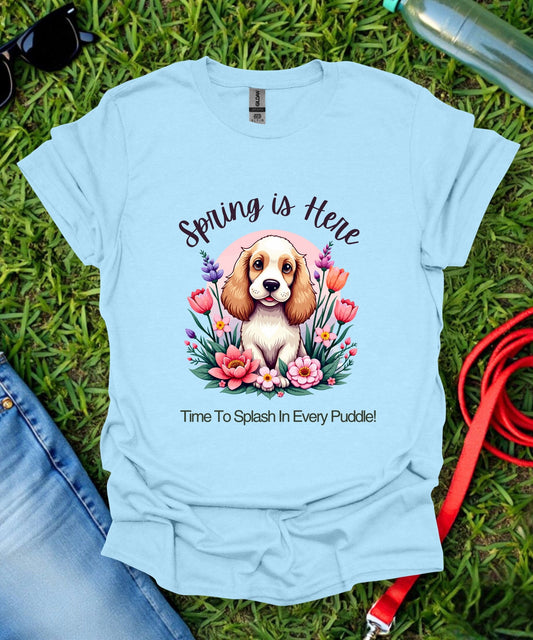 Spaniel Springtime T-Shirt