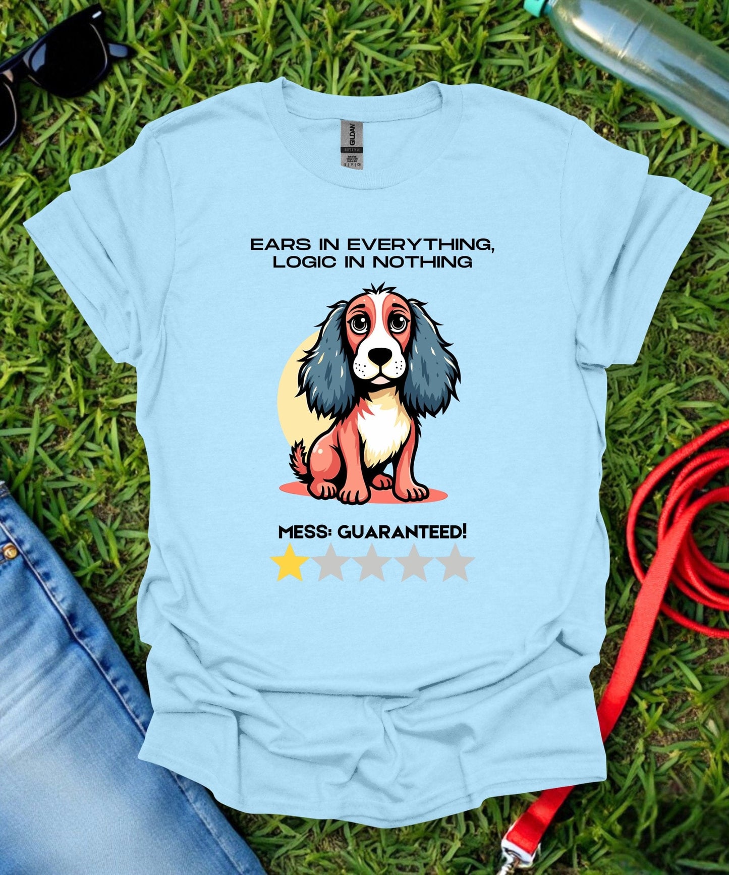 One Star Cocker Spaniel Review T-Shirt