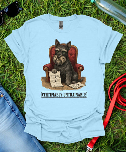Certifiably Schnauzer T-Shirt