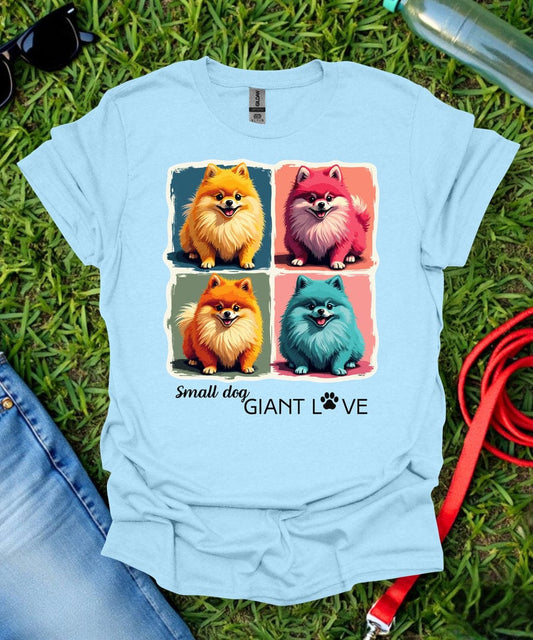 Giant Love Pomeranian T-Shirt