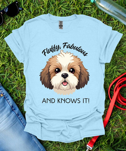 Fluffy Fabulous Shih Tzu T-Shirt