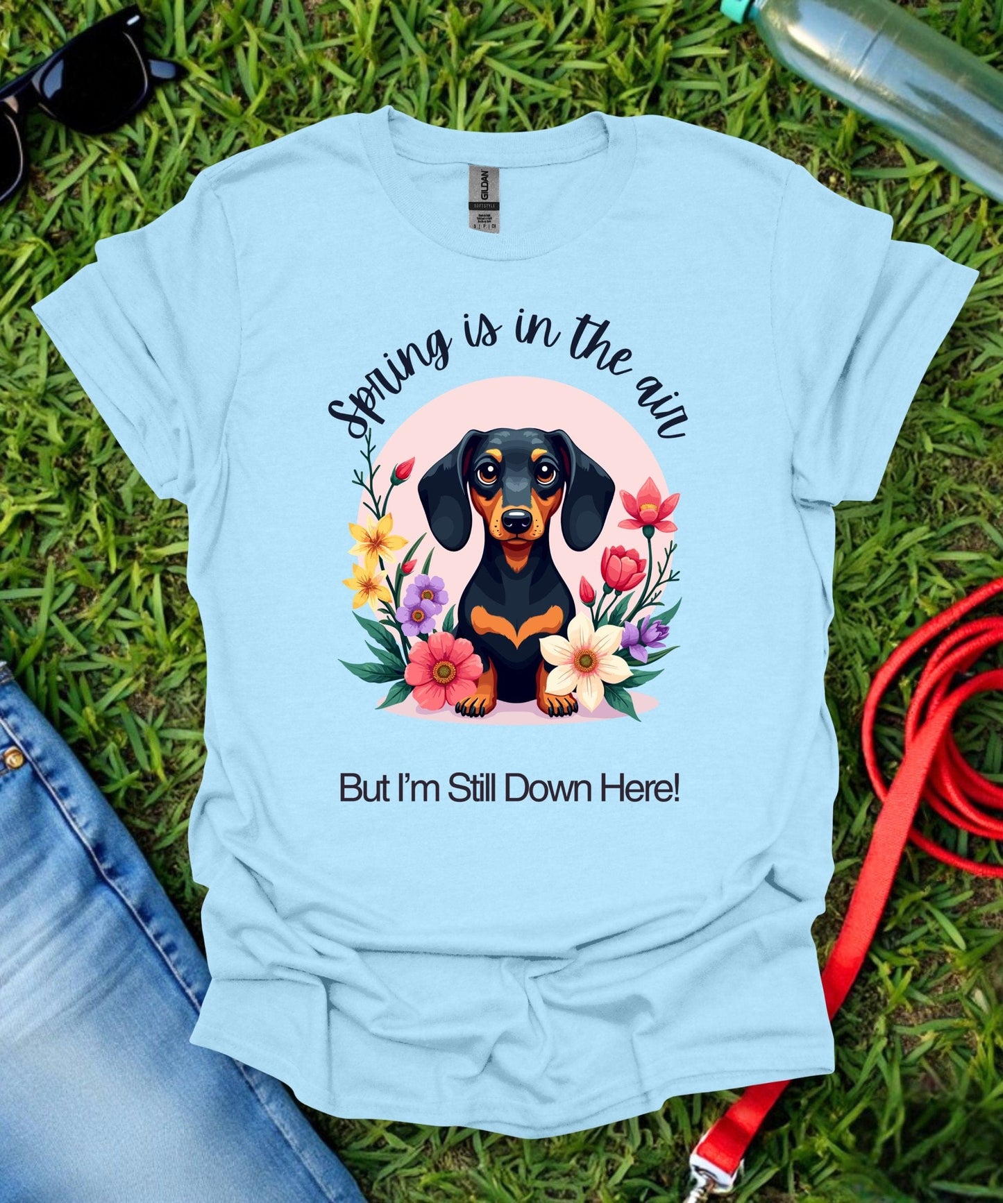 Dachshund (Short haired) Springtime T-Shirt