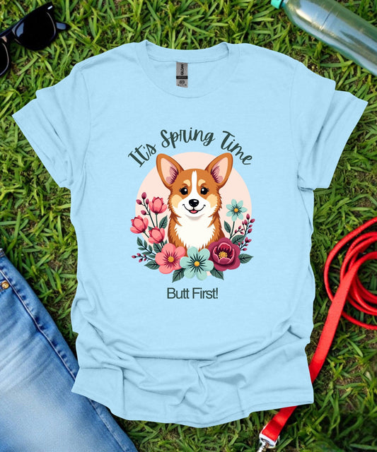 Corgi Springtime T-Shirt